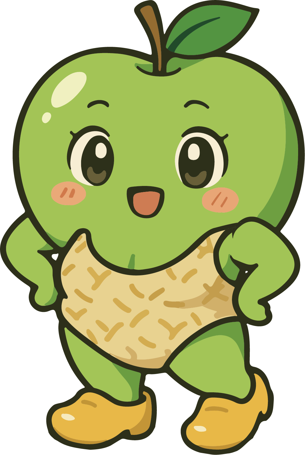 bapple logo bakery apple pastries dutch